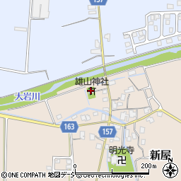 雄山神社周辺の地図