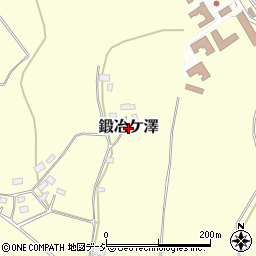栃木県さくら市鍛冶ケ澤周辺の地図