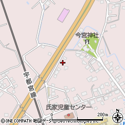 栃木県さくら市馬場74周辺の地図