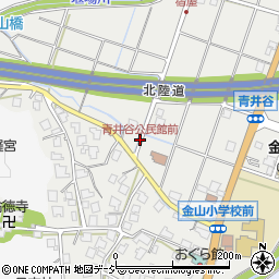 青井谷公民館前周辺の地図