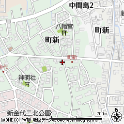 富山県富山市町新241周辺の地図