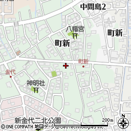 富山県富山市町新246周辺の地図