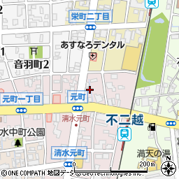 富山県富山市元町2丁目周辺の地図