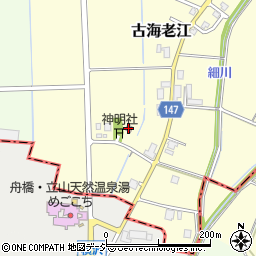 古海老江公民館周辺の地図