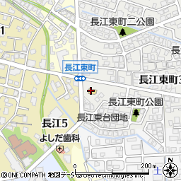 ローソン富山長江店周辺の地図