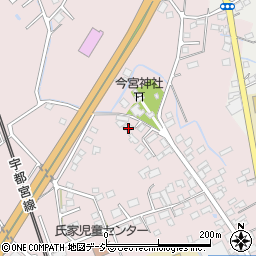 栃木県さくら市馬場80周辺の地図