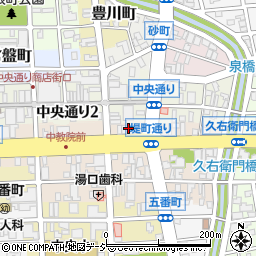 富山第一銀行堤町支店周辺の地図