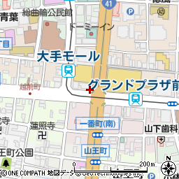 富山県富山市一番町1周辺の地図