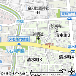 たやの宮清水町神明社周辺の地図