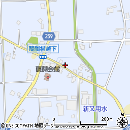富山県高岡市醍醐640周辺の地図