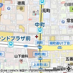 株式会社カワイ楽器製作所　富山ショップ店周辺の地図