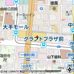 富山大和　６階催事ホール周辺の地図