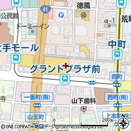 株式会社大和　富山店地下・食料品四十物昆布周辺の地図