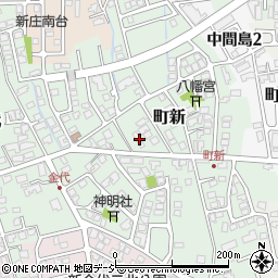 富山県富山市町新122周辺の地図