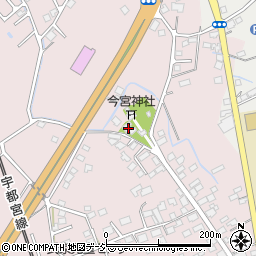 栃木県さくら市馬場43周辺の地図
