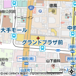 株式会社大和　富山店地下・食料品九州屋周辺の地図
