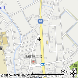 栃木県さくら市氏家4505-7周辺の地図