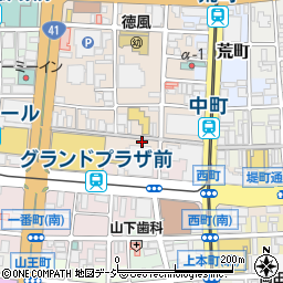 ジェイエステティック富山店周辺の地図