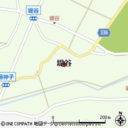 富山県中新川郡上市町堤谷周辺の地図