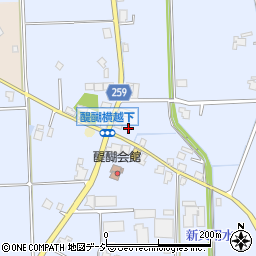 富山県高岡市醍醐636周辺の地図