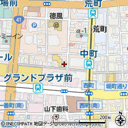 おたからや富山総曲輪店周辺の地図
