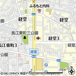 エニタイムフィットネス富山経堂店周辺の地図