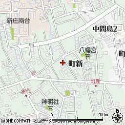 富山県富山市町新119周辺の地図