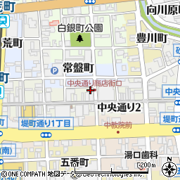 ミニッツパーク２４ｈ富山中央通り第１駐車場周辺の地図