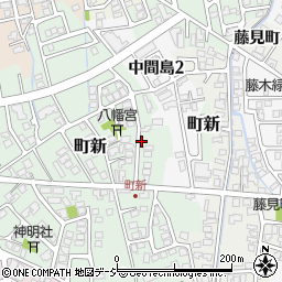 富山県富山市町新58周辺の地図