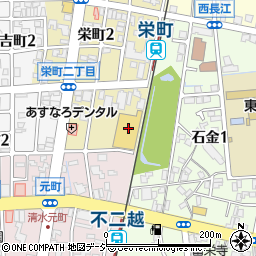 ヤングドライグループヤングドライサンショウ栄町店周辺の地図