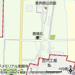 鹿嶋社周辺の地図