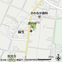 富山県高岡市麻生504周辺の地図