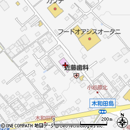 ダイナム栃木日光大沢店周辺の地図