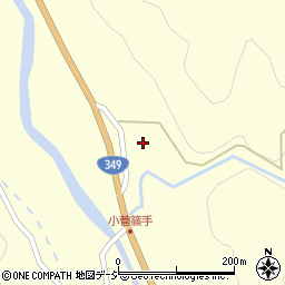 茨城県常陸太田市小菅町124周辺の地図