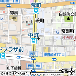 三井住友銀行富山支店周辺の地図