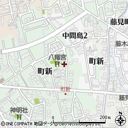 富山県富山市町新66周辺の地図