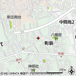 富山県富山市町新15周辺の地図