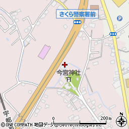 栃木県さくら市馬場49周辺の地図