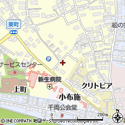 長野県小布施町（上高井郡）東町周辺の地図