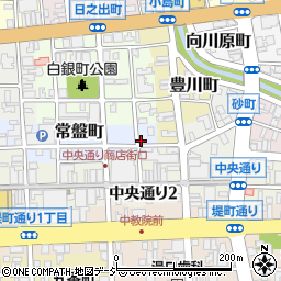 名鉄協商富山常盤町第２駐車場周辺の地図