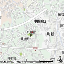 富山県富山市町新95周辺の地図