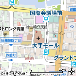 富山市民プラザ周辺の地図