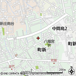 富山県富山市町新20周辺の地図