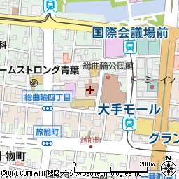 富山市役所　富山市まちなか総合ケアセンター医療介護連携室周辺の地図