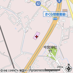 栃木県さくら市馬場55周辺の地図