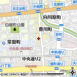 富山四十物町郵便局周辺の地図