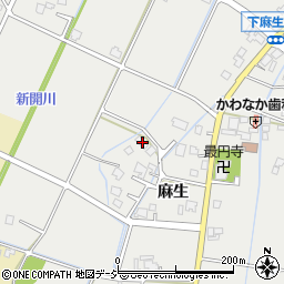 富山県高岡市麻生358-2周辺の地図