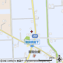 富山県高岡市醍醐538周辺の地図