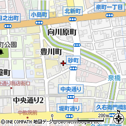 富山県富山市砂町2-13周辺の地図