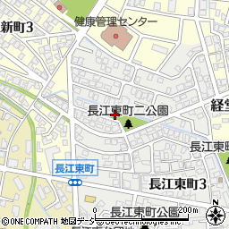 長江東台公民館周辺の地図